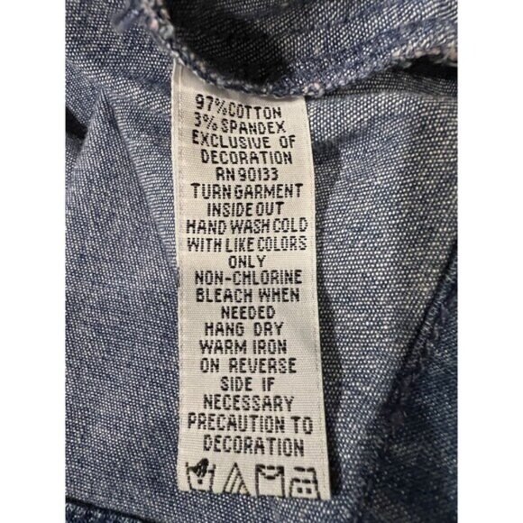 Bob Mackie Wearable Art Blue Embroidered Dream Catcher Button Up Jacket Plus  3X - Picture 8 of 8